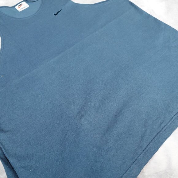 Vintage Nike Swoosh Tank Top T Shirt Mens XL Dark Teal Blue Made In USA 90s - Picture 4 of 7